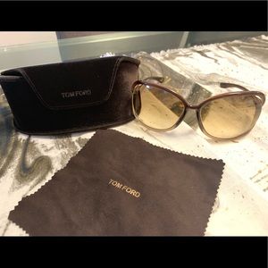 Tom Ford ‘Raquel’ Open Side Sunglasses